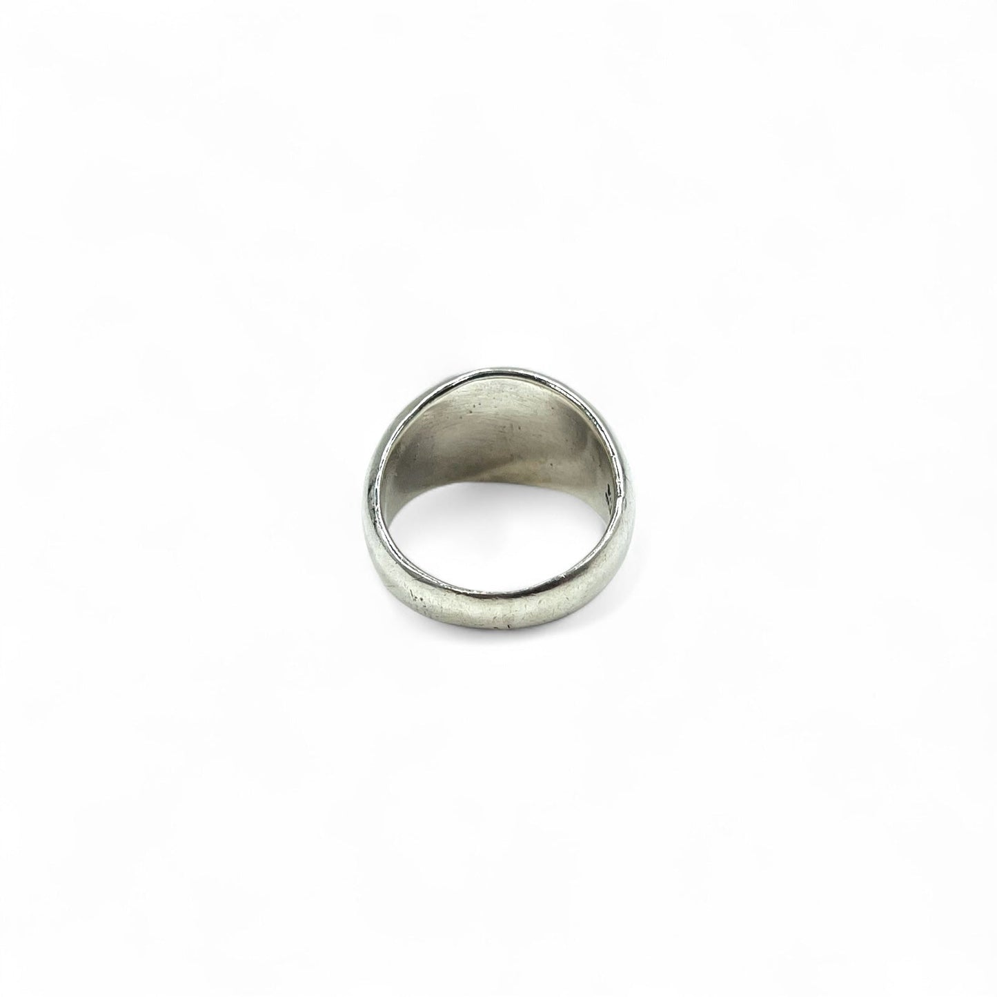 Vintage Silver Signet Ring シグネット フレア クロス リング 指輪 17号 シルバー 925 ゴシック