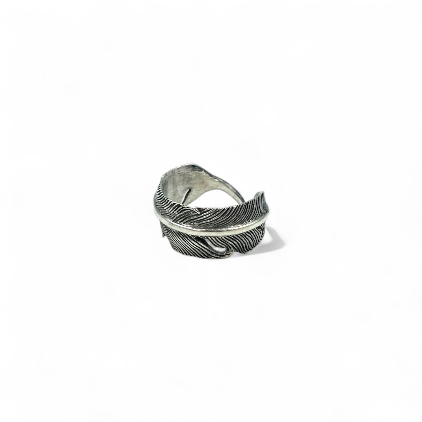 Vintage Silver Feather Ring フェザー リング 指輪 18号 シルバー 925 ネイティブアメリカン