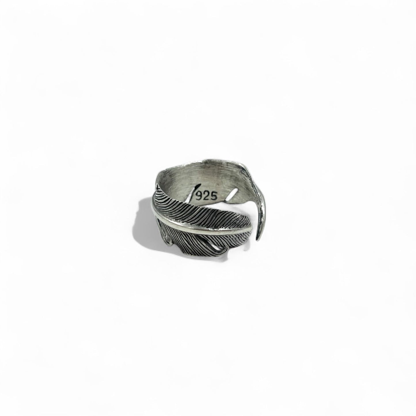 Vintage Silver Feather Ring フェザー リング 指輪 18号 シルバー 925 ネイティブアメリカン