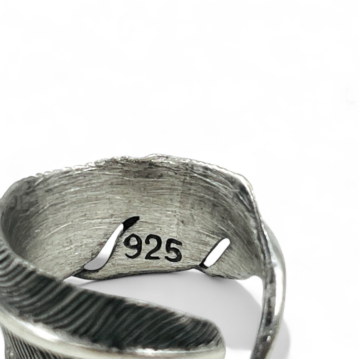 Vintage Silver Feather Ring フェザー リング 指輪 18号 シルバー 925 ネイティブアメリカン