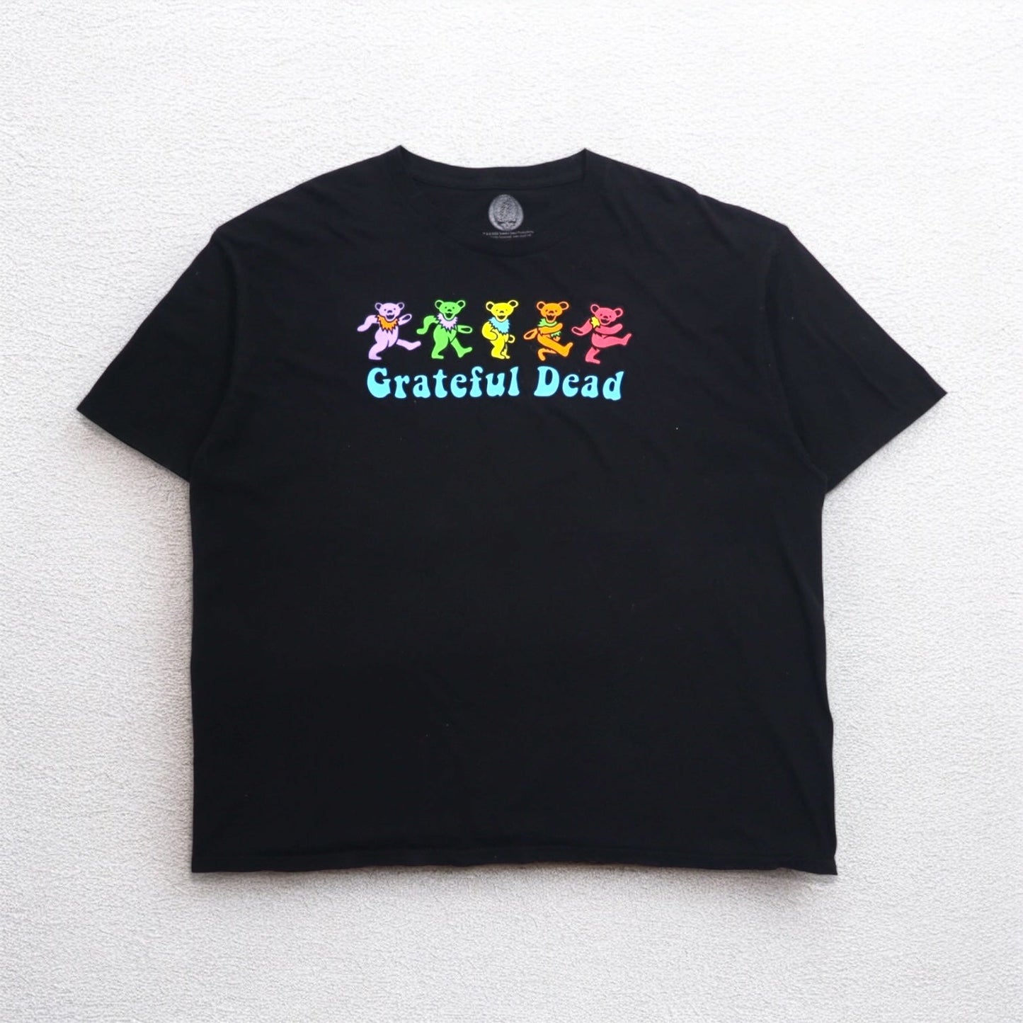 Grateful Dead グレイトフルデッド ダンシングベア バンド Tシャツ 3XL ブラック コットン メキシコ製