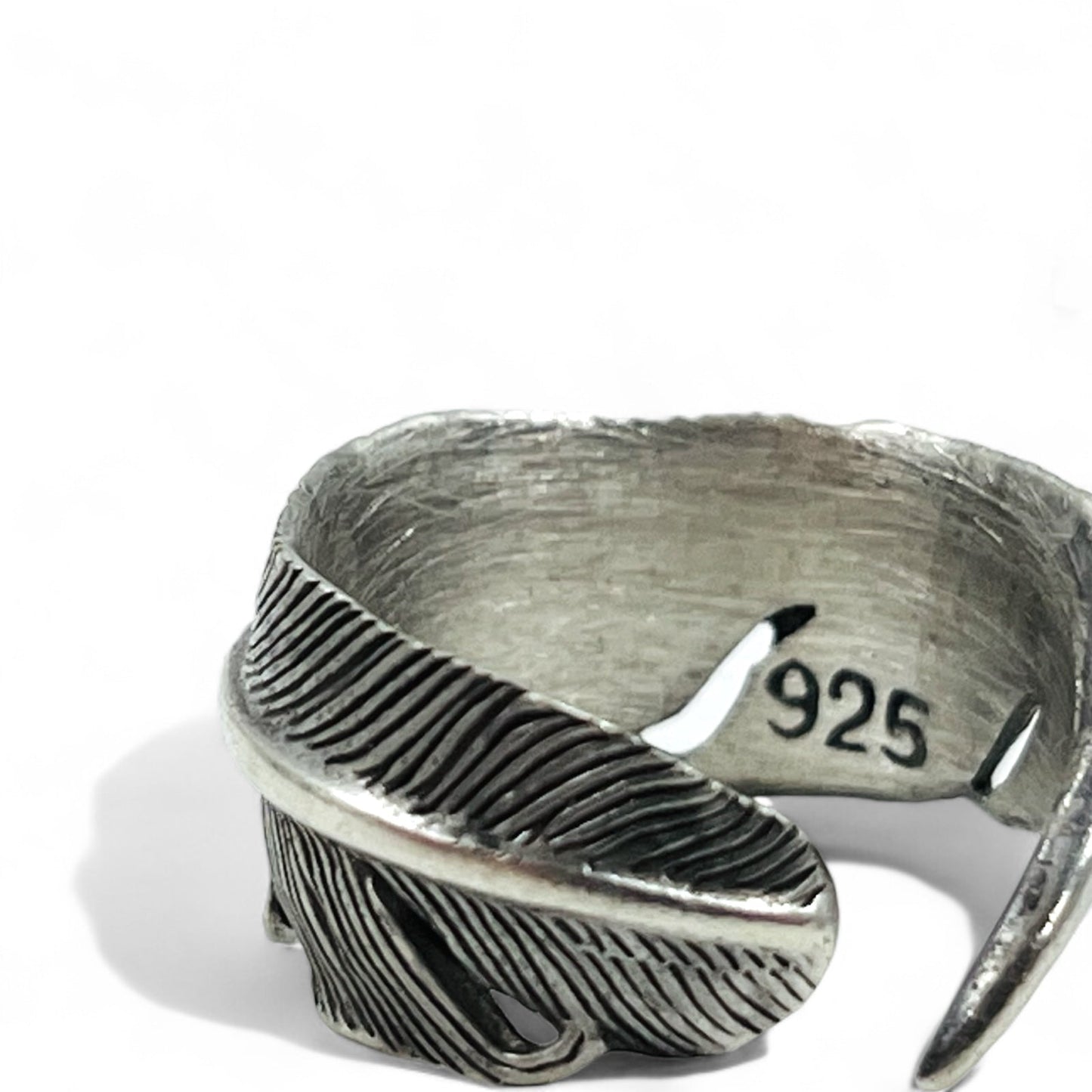 Vintage Silver Feather Ring フェザー リング 指輪 18号 シルバー 925 ネイティブアメリカン