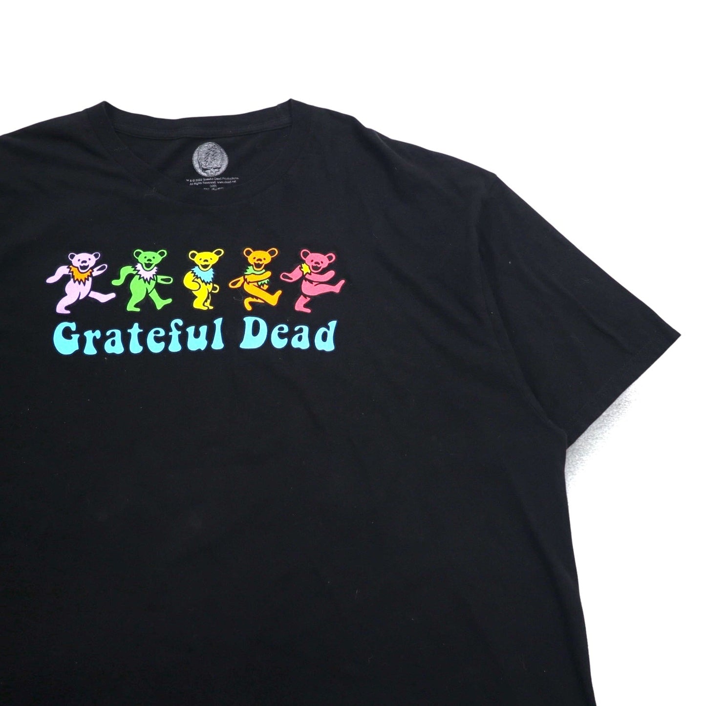 Grateful Dead グレイトフルデッド ダンシングベア バンド Tシャツ 3XL ブラック コットン メキシコ製