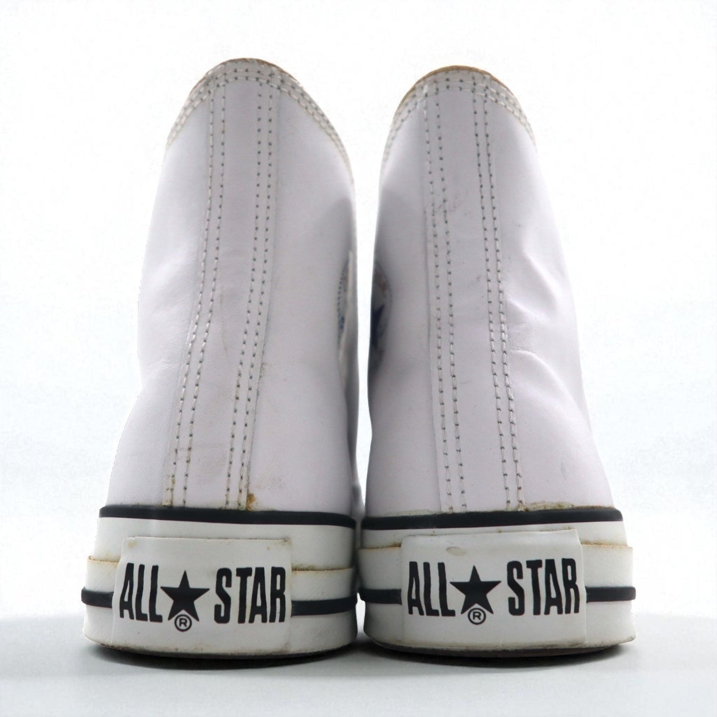 CONVERSE オールレザー オールスター ALL STAR ハイカットスニーカー 26cm ホワイト レザー 18615