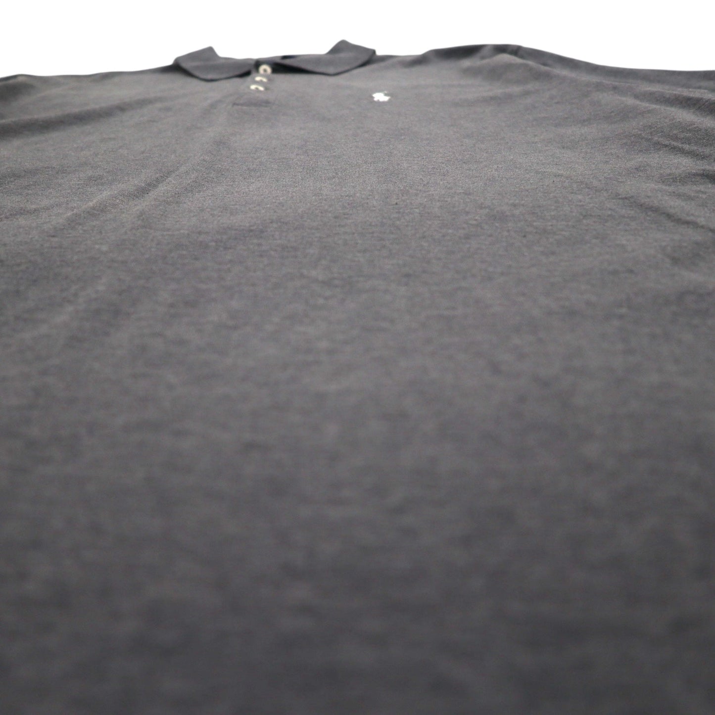 POLO GOLF RALPH LAUREN 90年代 ペルー製 ピマコットン ポロシャツ L グレー スモールポニー刺繍