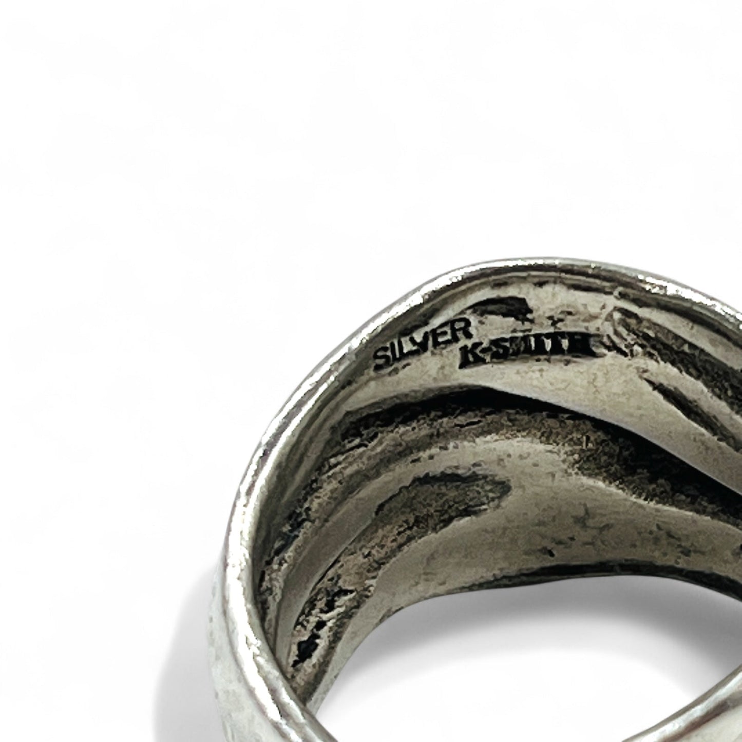 K-SMITH ウェーブ リング 15号 シルバー SILVER 925