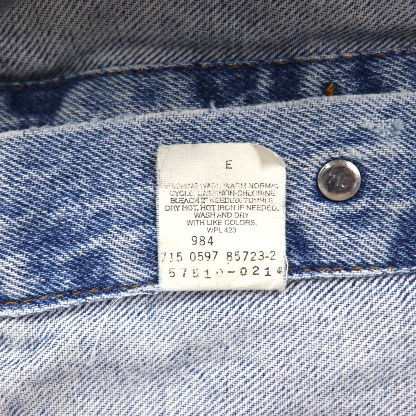 Levi's 90年代 USA製 デニム トラッカージャケット3rdタイプ Gジャン XL インディゴ ブルー 57510-0214