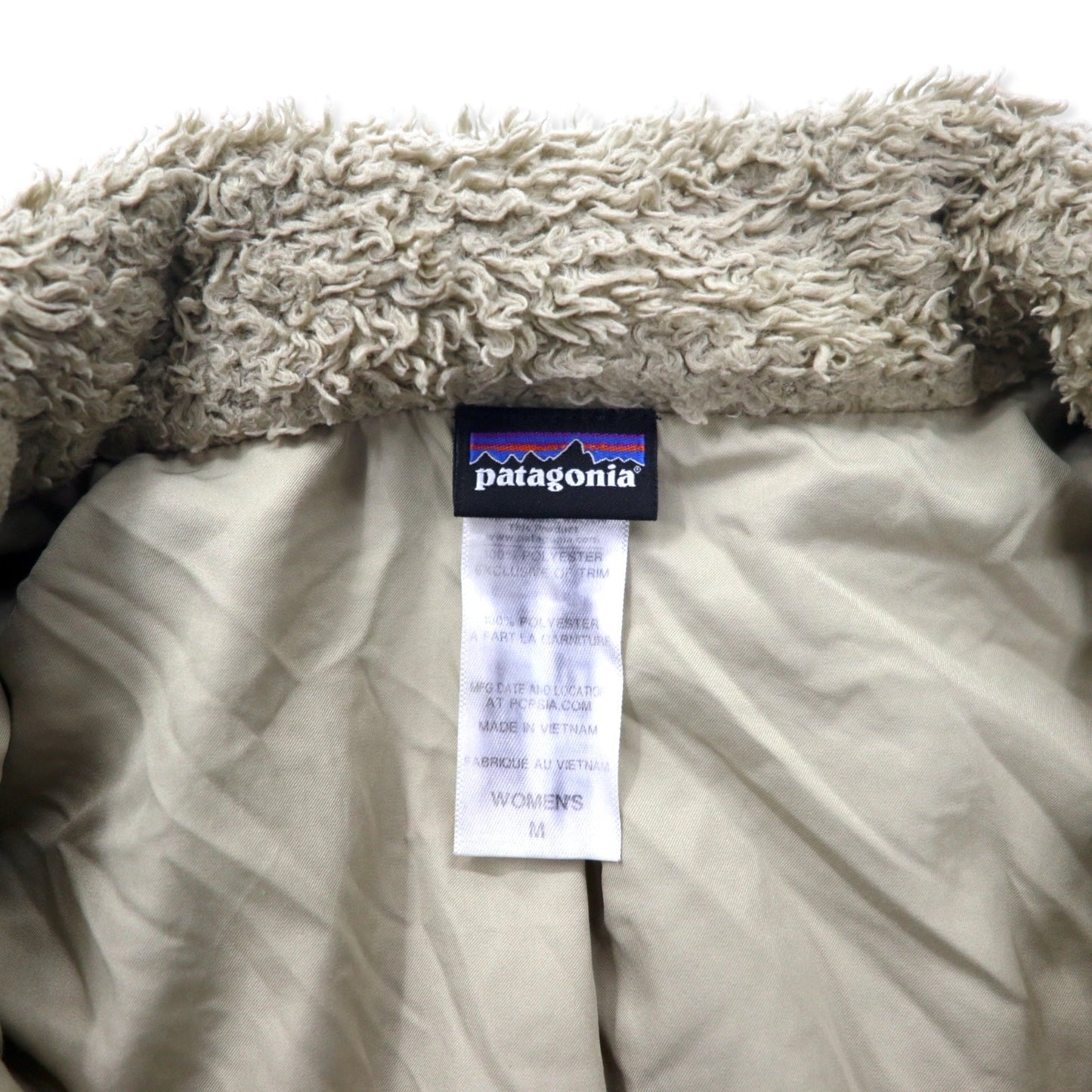 patagonia ロスガトス フルジップ フリースジャケット M ベージュ ポリエステル 25210FA14