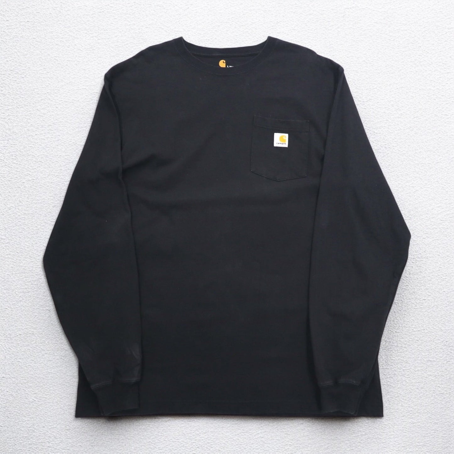 carhartt オリジナルフィット ロングスリーブ Tシャツ ロンT L TALL ORIGINAL FIT ブラック コットン