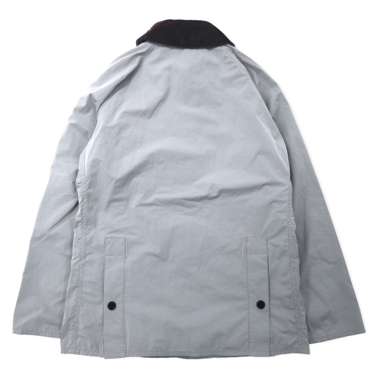 Barbour ビデイル BEDALE SL ジャケット S グレー ポリエステル 襟コーデュロイ 1701085