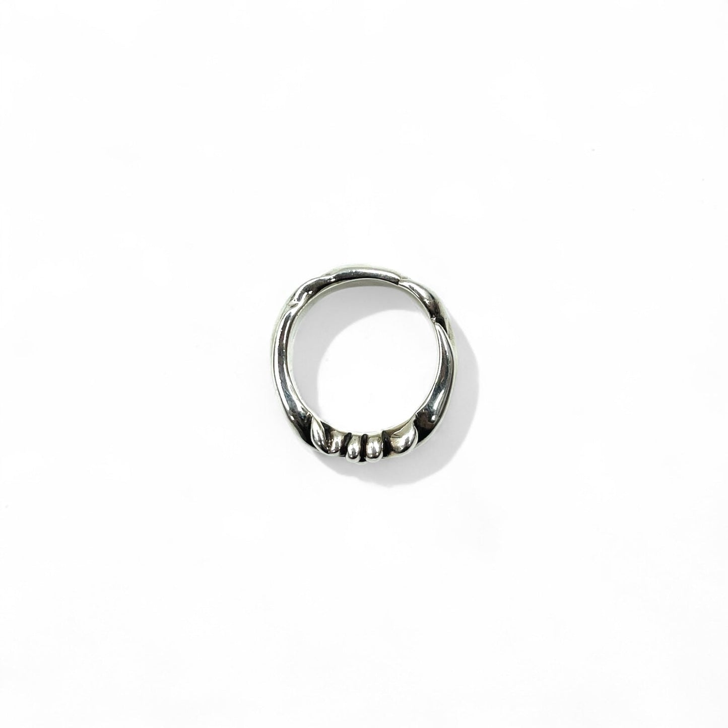 Vintage Silver Ring 花 フラワー クロス フローラル リング 指輪 17号 シルバー SILVER 925