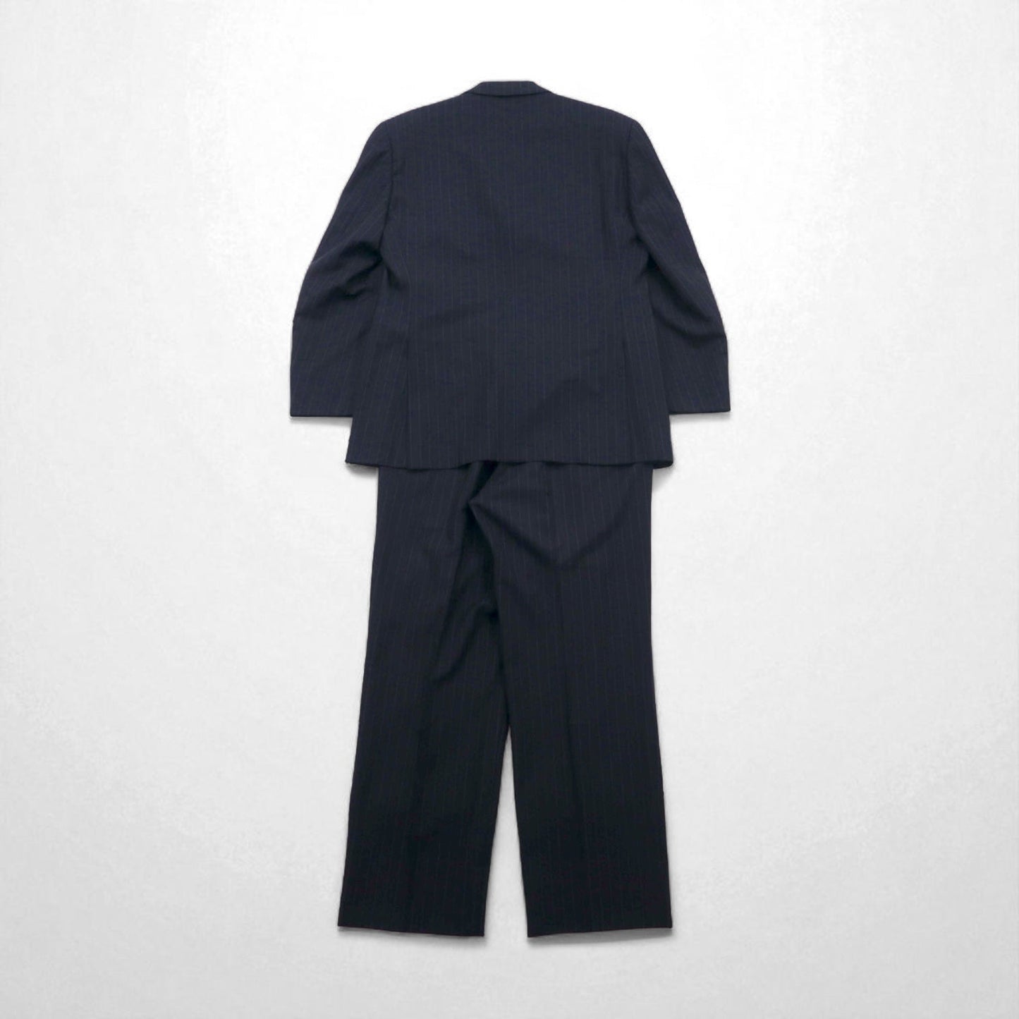 Brooks Brothers 3B スーツ セットアップ M ネイビー ストライプ ウール 日本製