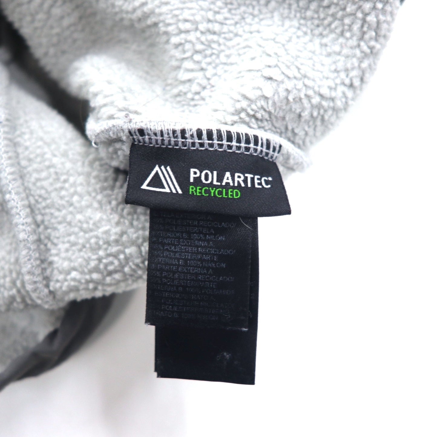 THE NORTH FACE デナリジャケット POLARTEC ポーラテック フリージャケット S グレー ポリエステル ロゴ刺繍