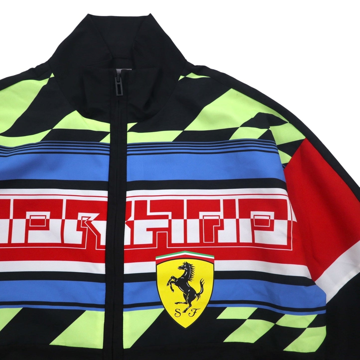 PUMA × Ferrari ストリート ウーブン ナイロンジャケット ジャージ L ブラック Street Woven Jacket 596137-02