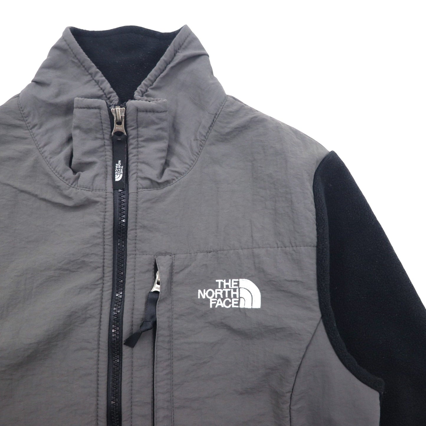 THE NORTH FACE デナリジャケット POLARTEC ポーラテック フリースジャケット S ブラック ポリエステル ロゴ 刺繍