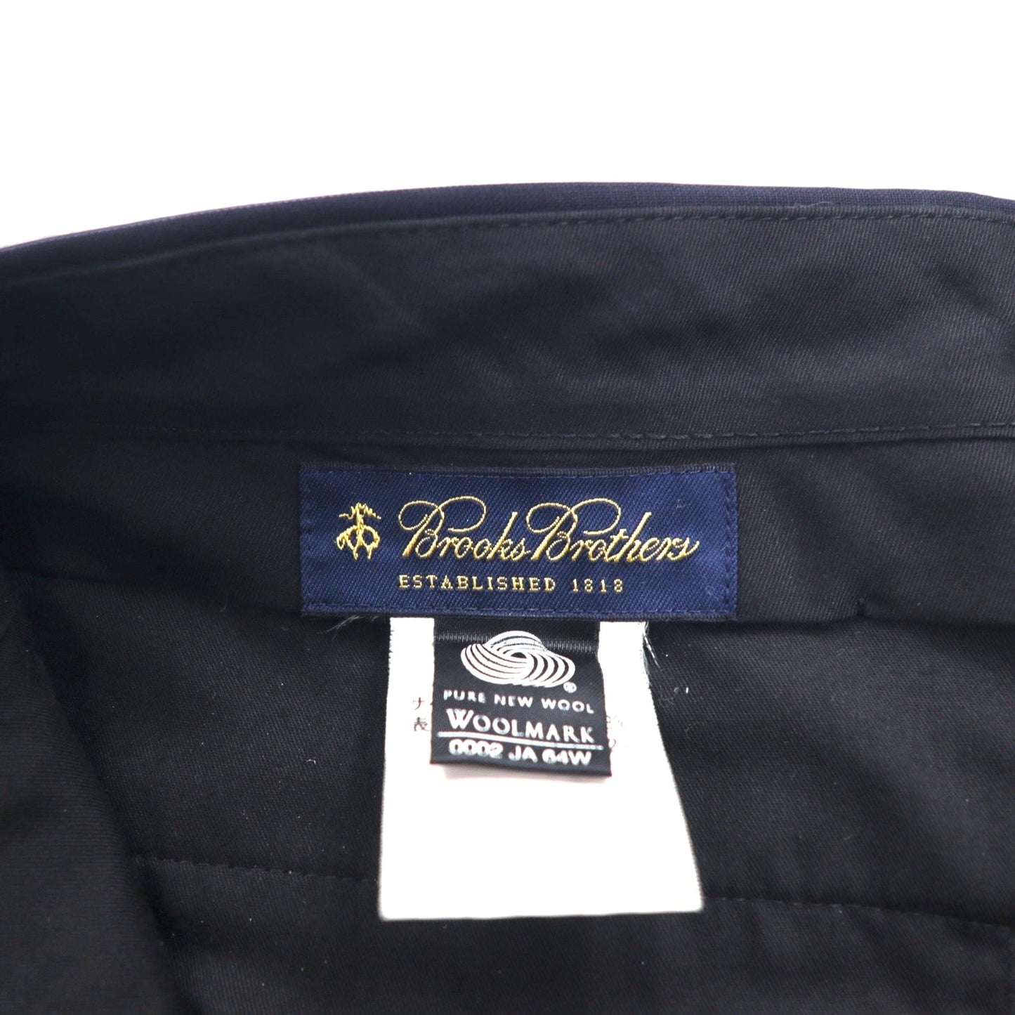 Brooks Brothers 3B スーツ セットアップ M ネイビー ストライプ ウール 日本製