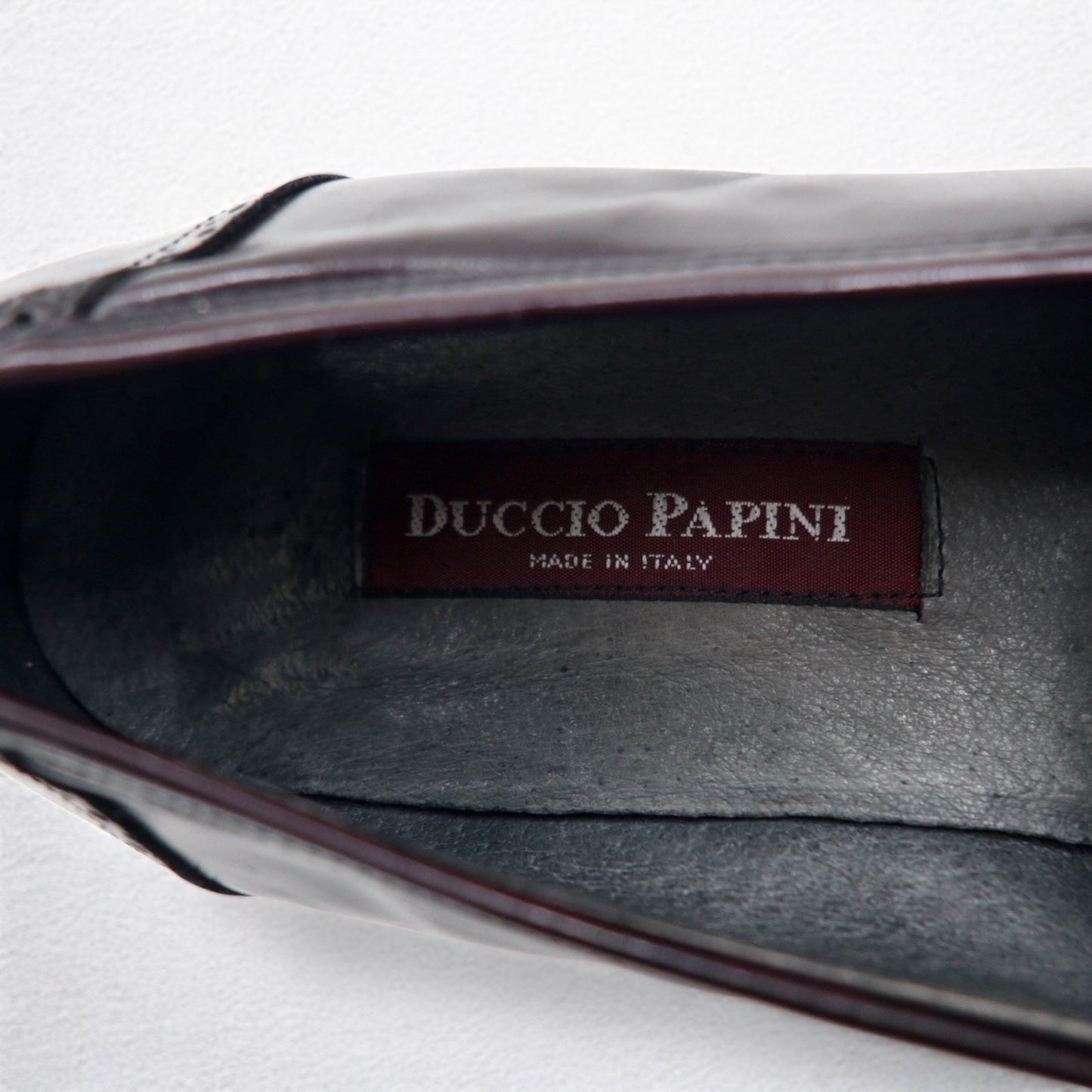 DUCCIO PAPINI イタリア製 メダリオン タッセル ローファー 28cm ボルドー レザー