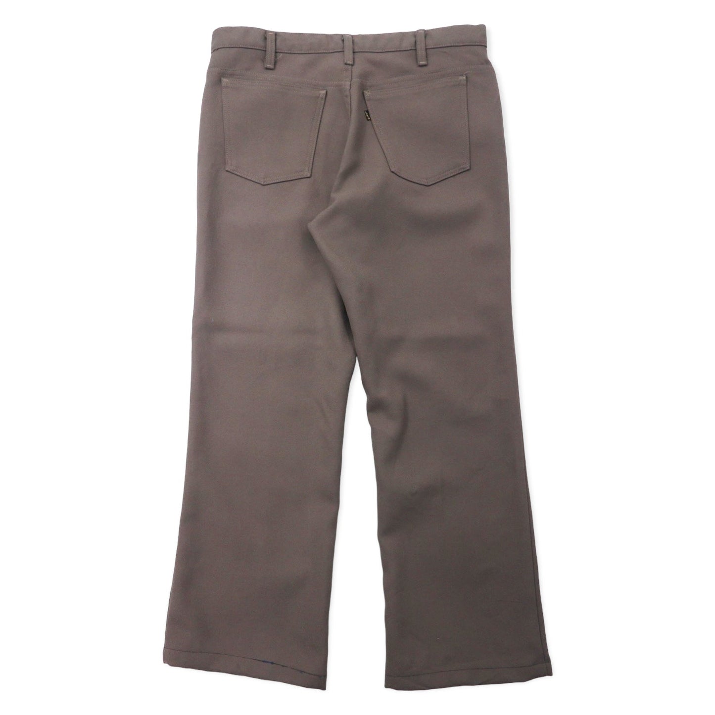 Levi's USA製 90年代 スタプレ ブーツカット スラックスパンツ 36 グレー ポリエステル ボタン裏698 SCOVILLジップ STA-PREST 10517 6126