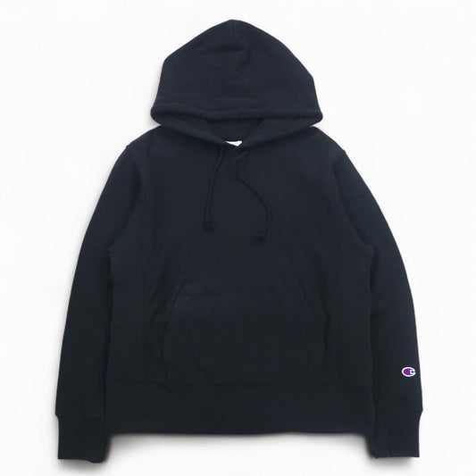 Champion リバースウィーブ REVERSE WEAVE プルオーバーパーカー M ブラック コットン CWSN128