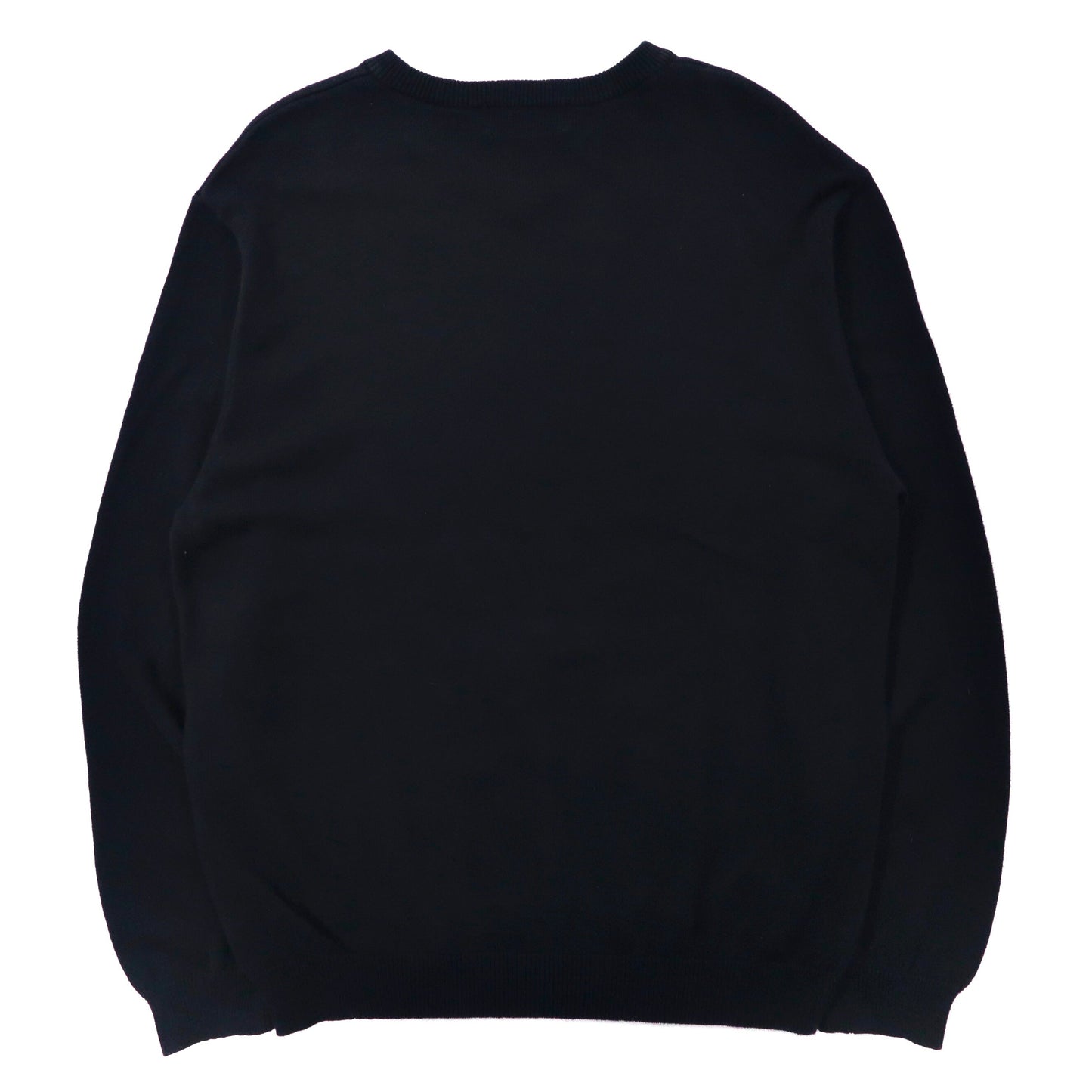 CHAPS Vネック ニット セーター L ネイビー コットン ビッグサイズ
