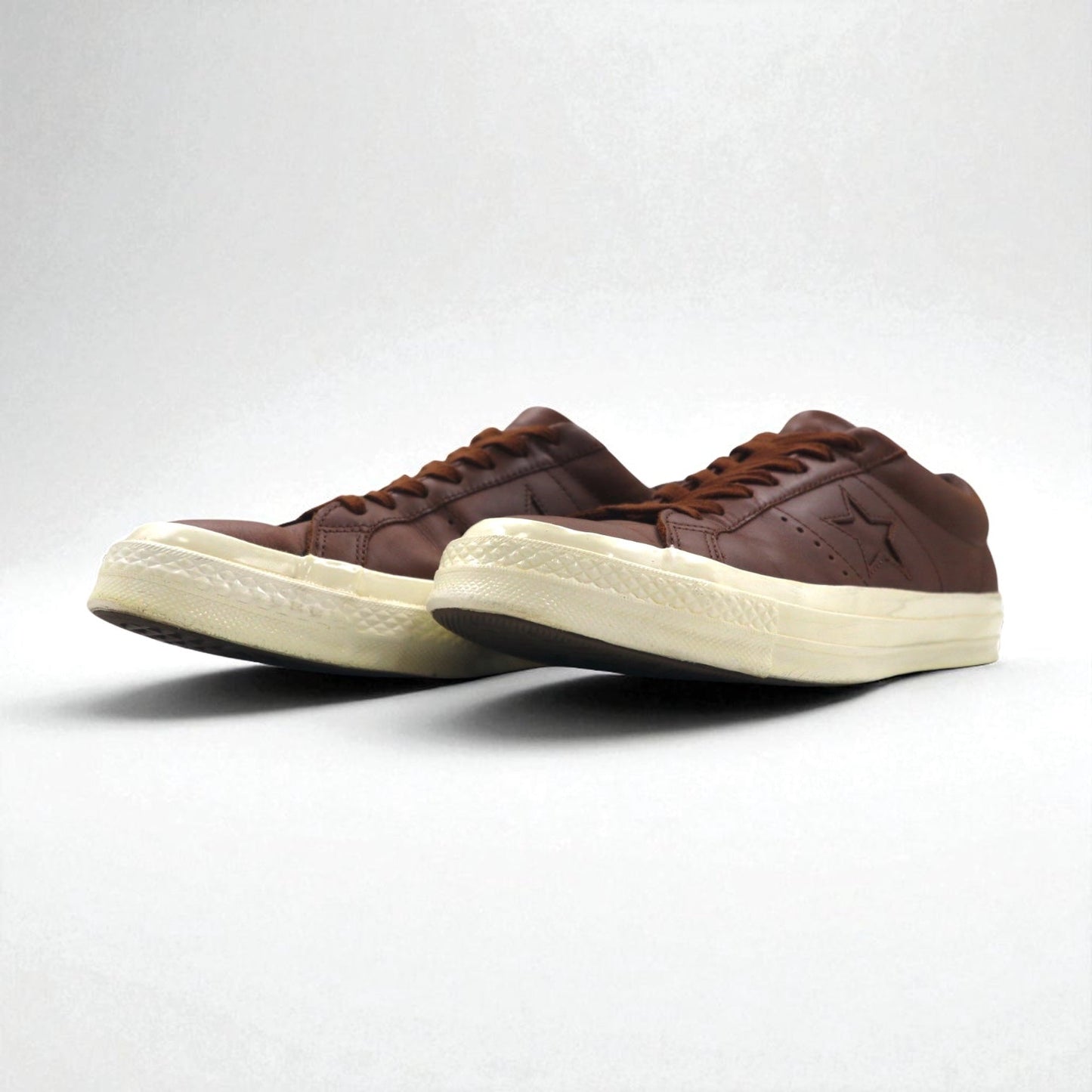 CONVERSE レザー ワンスター ONE STAR スニーカー 27cm ブラウン 157744C