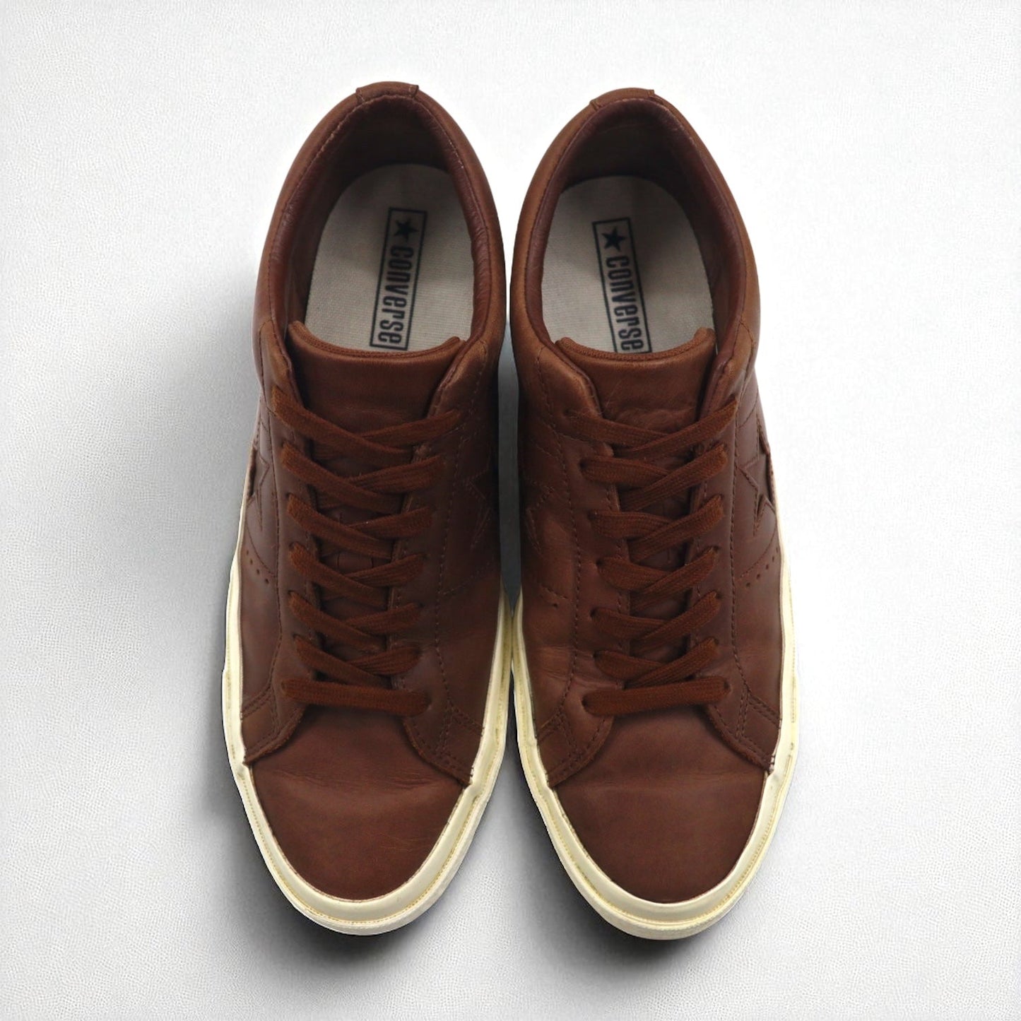 CONVERSE レザー ワンスター ONE STAR スニーカー 27cm ブラウン 157744C
