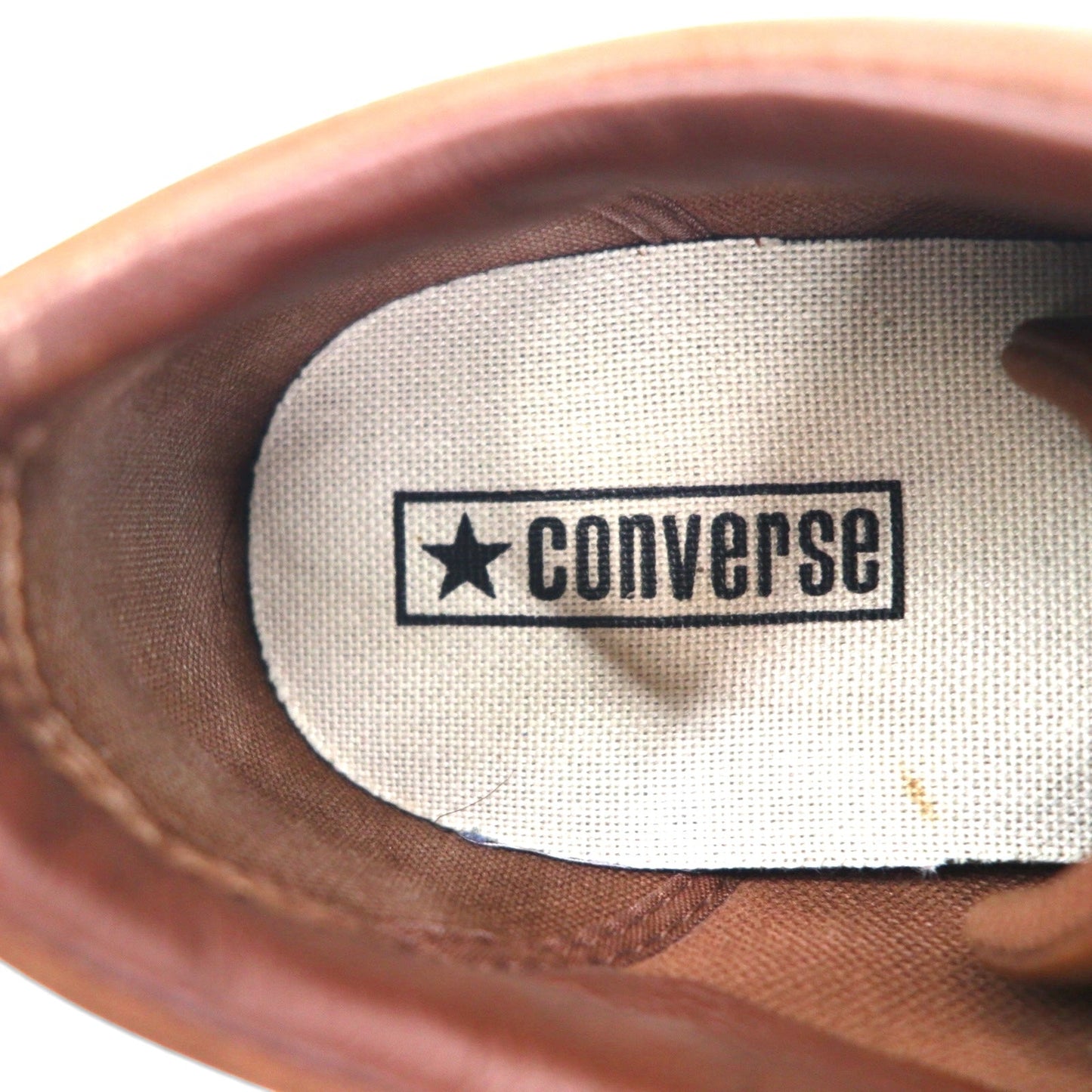 CONVERSE レザー ワンスター ONE STAR スニーカー 27cm ブラウン 157744C