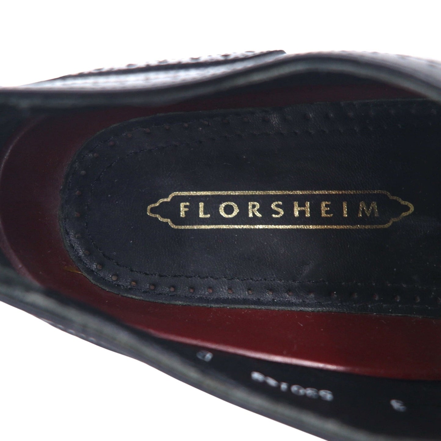 FLORSHEIM 80年代 ウイングチップ メダリオン ドレスシューズ 28cm ブラック レザー 20364