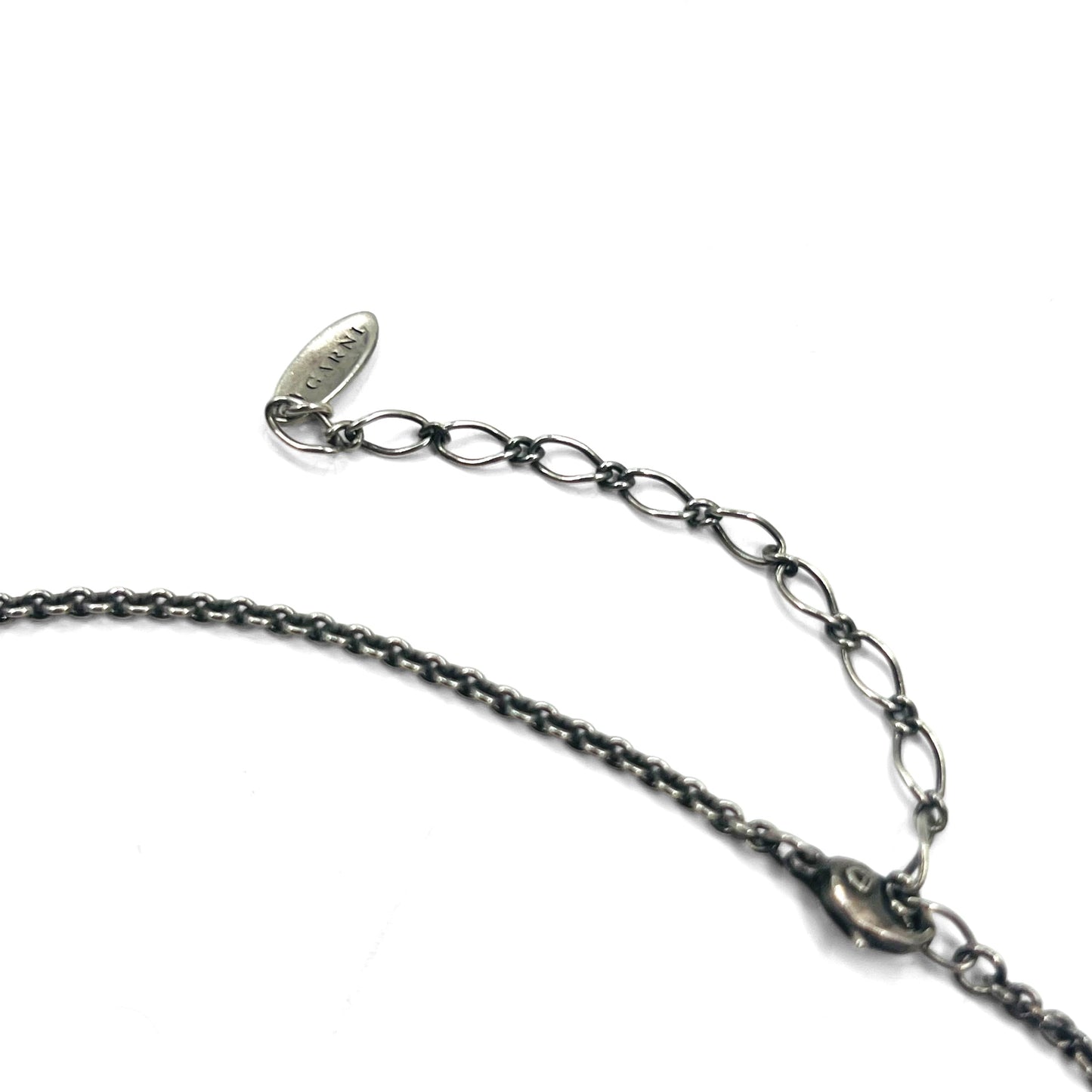 GARNI フェザー チェーン ネックレス ペンダント シルバー SILVER 925 羽根