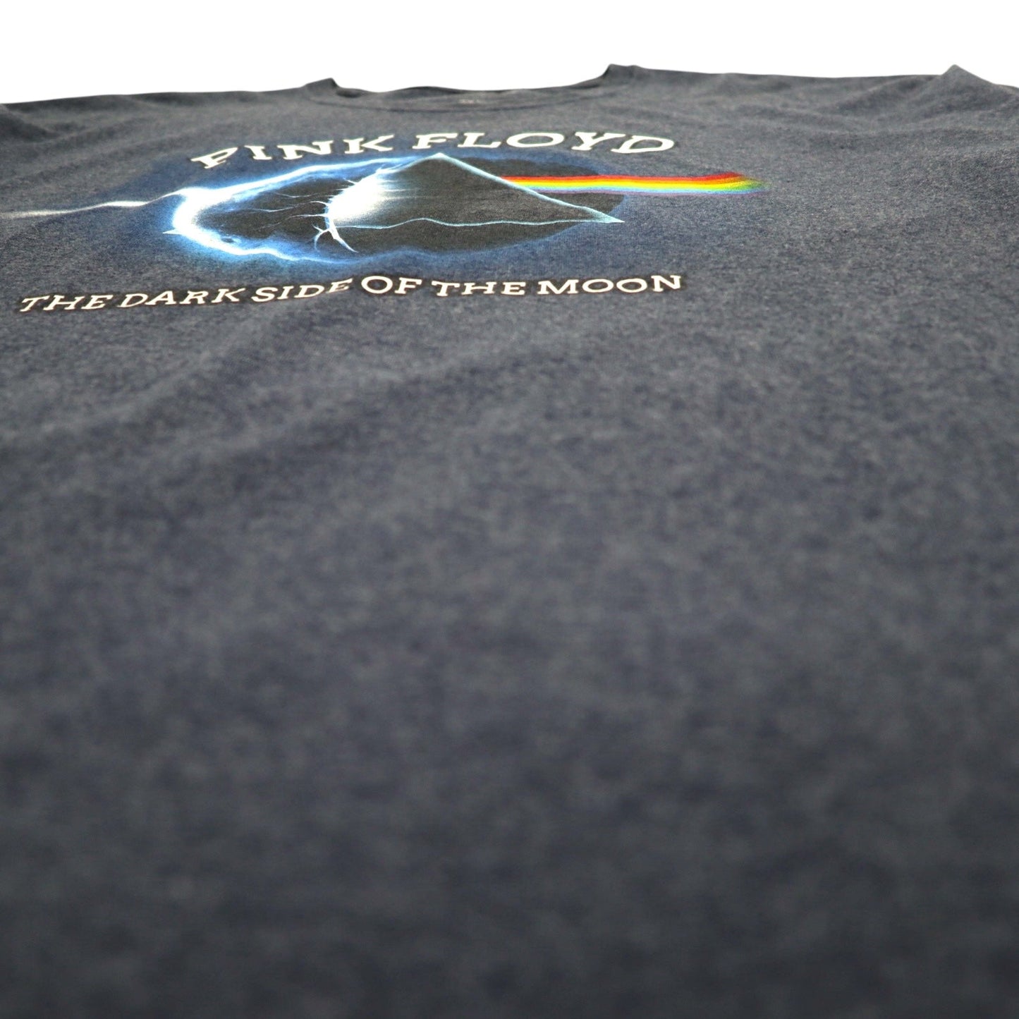 PINK FLOYD ピンクフロイド ロック バンド Tシャツ バンT 2XL ネイビー 狂気 The Dark Side of the Moon エルサルバドル製