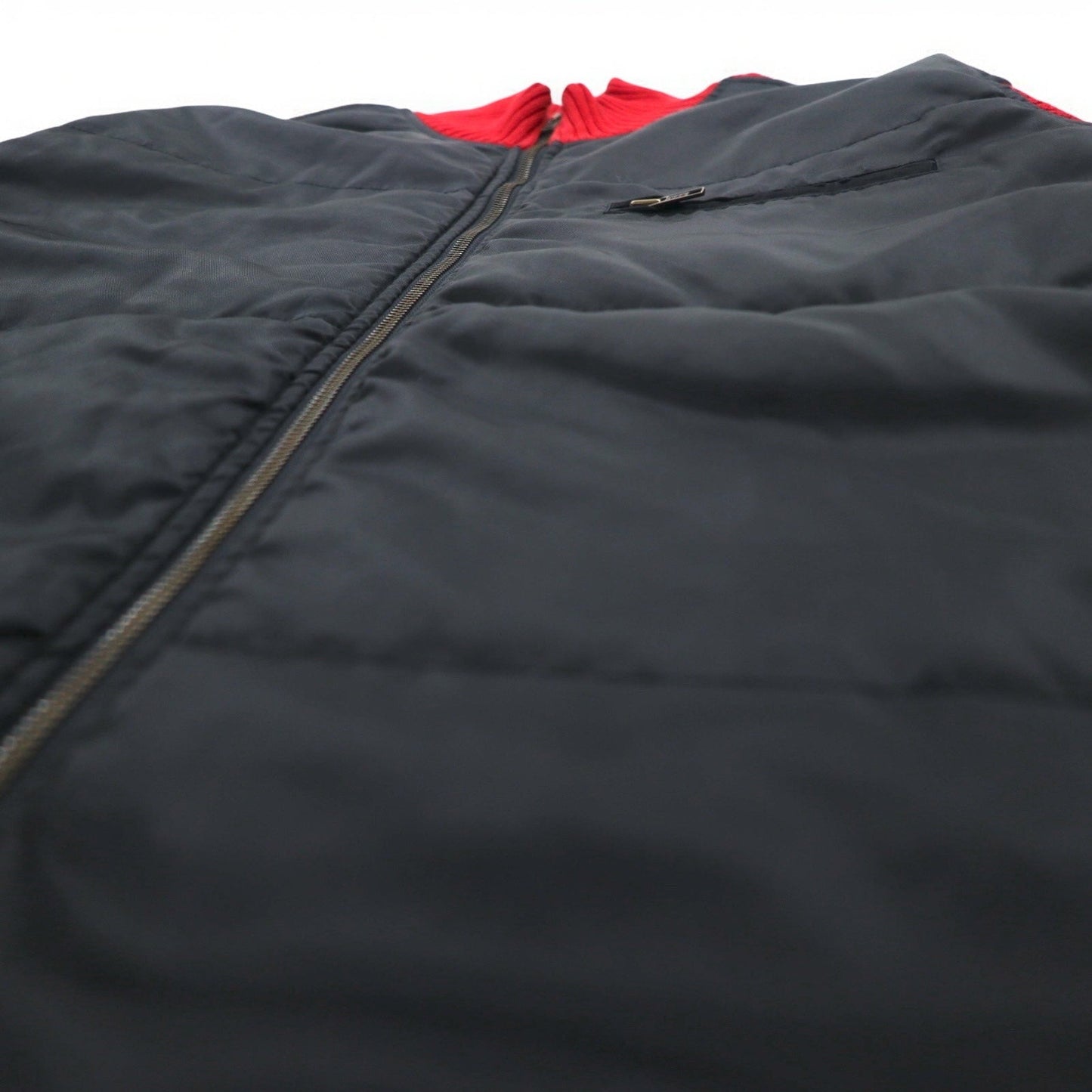 POLO JEANS CO. RALPH LAUREN 90年代 ナイロン切替 ドライバーズニット ジャケット M レッド