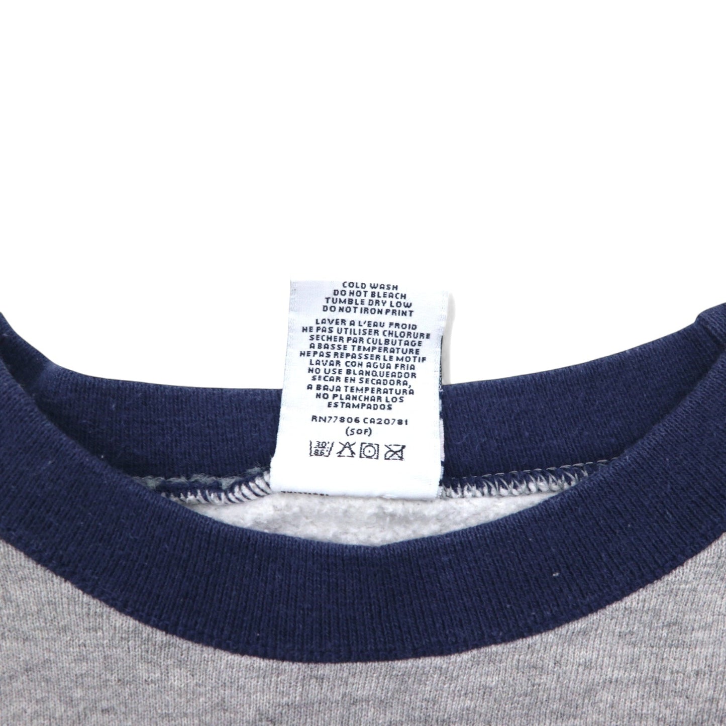 TOMMY HILFIGER 90年代 USA製 フラッグロゴ プリント スウェット XL グレー コットン