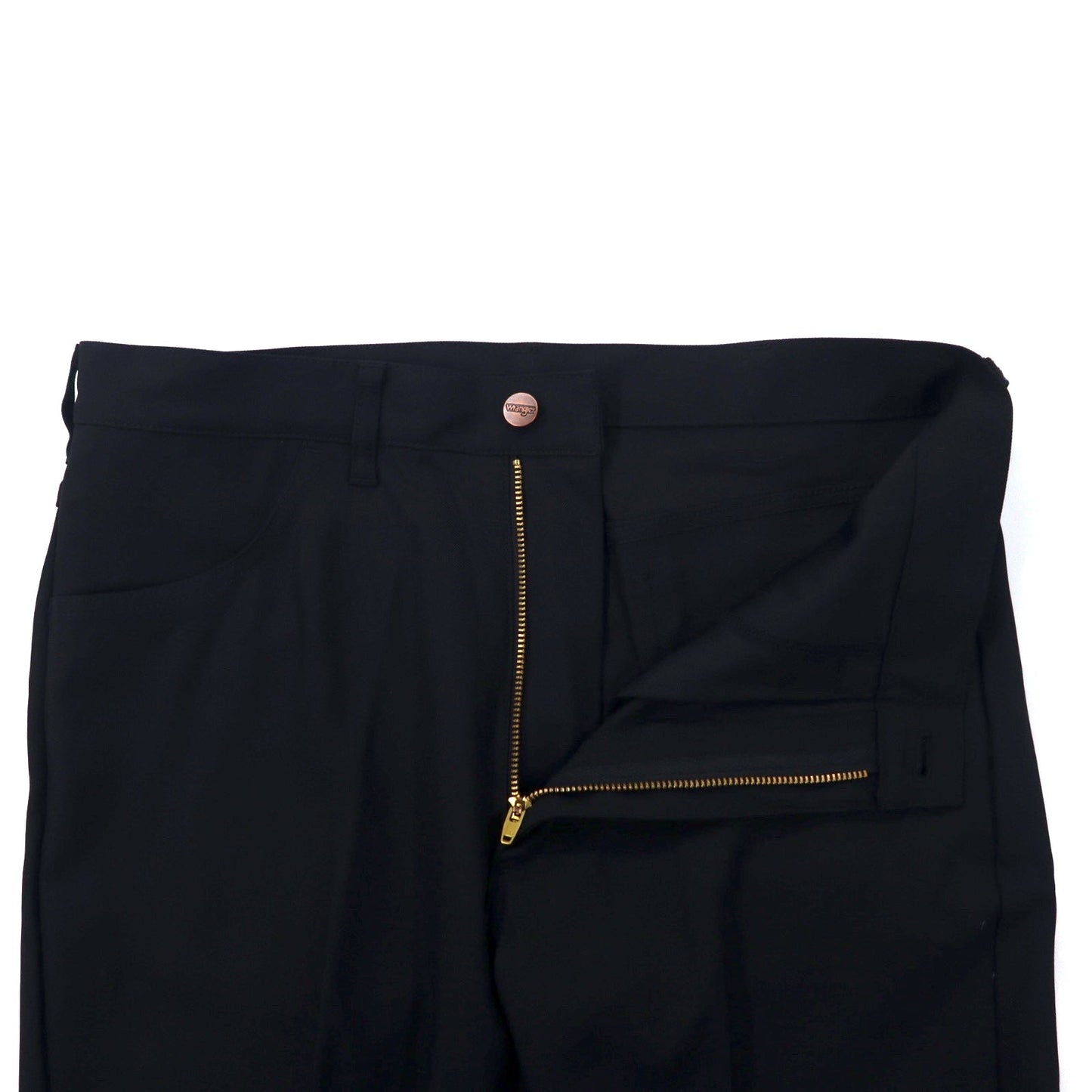 Wrangler ランチャー ドレス スラックスパンツ L ブラック ポリエステル センタープレス WRANCHER DRESS WI1141-75S 未使用品