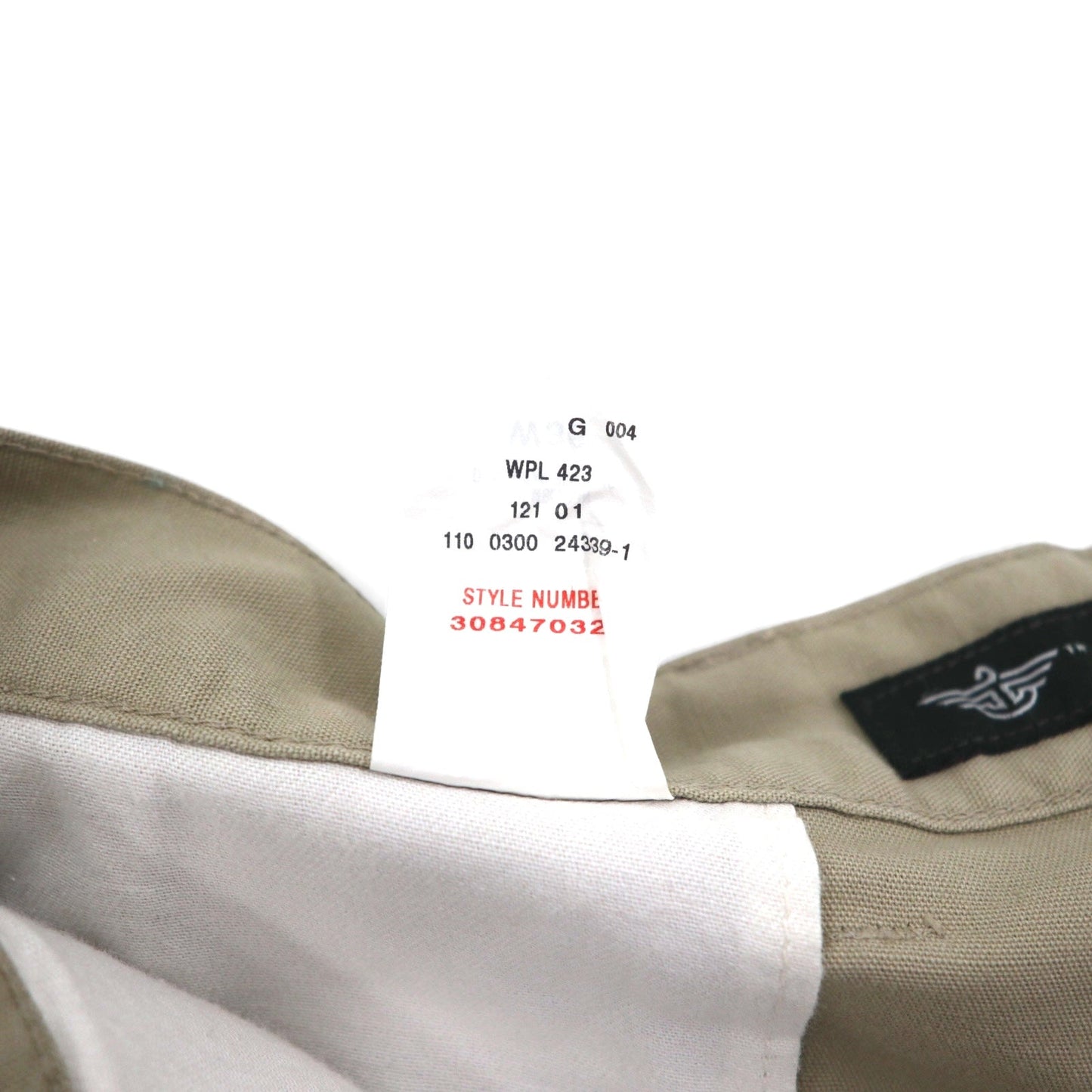 DOCKERS ( Levi's ) ダック キャンバス タック ショートパンツ ハーフパンツ L ベージュ コットン