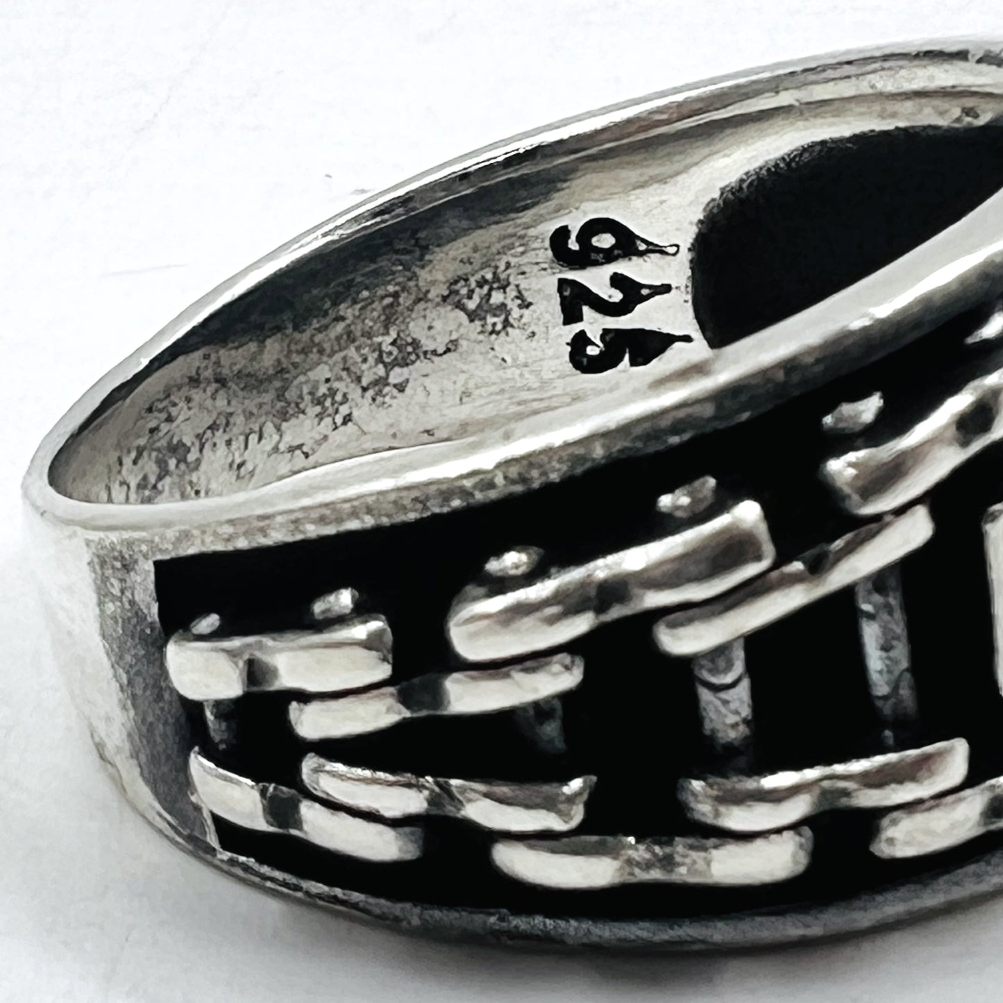 HARLEY DAVIDSON ヴィンテージ ロゴ リング 指輪 25号 シルバー 925