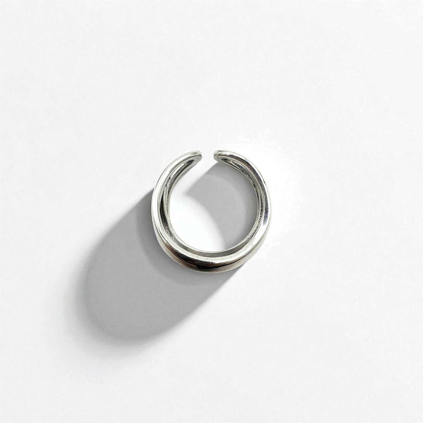 Vintage Silver Open Ring ウェーブデザイン オープン リング 指輪 シルバー 925