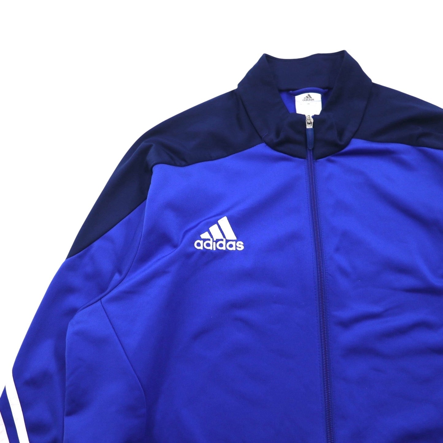 adidas 3ストライプス トラックジャケット ジャージ 4XL ブルー ポリエステル F49711