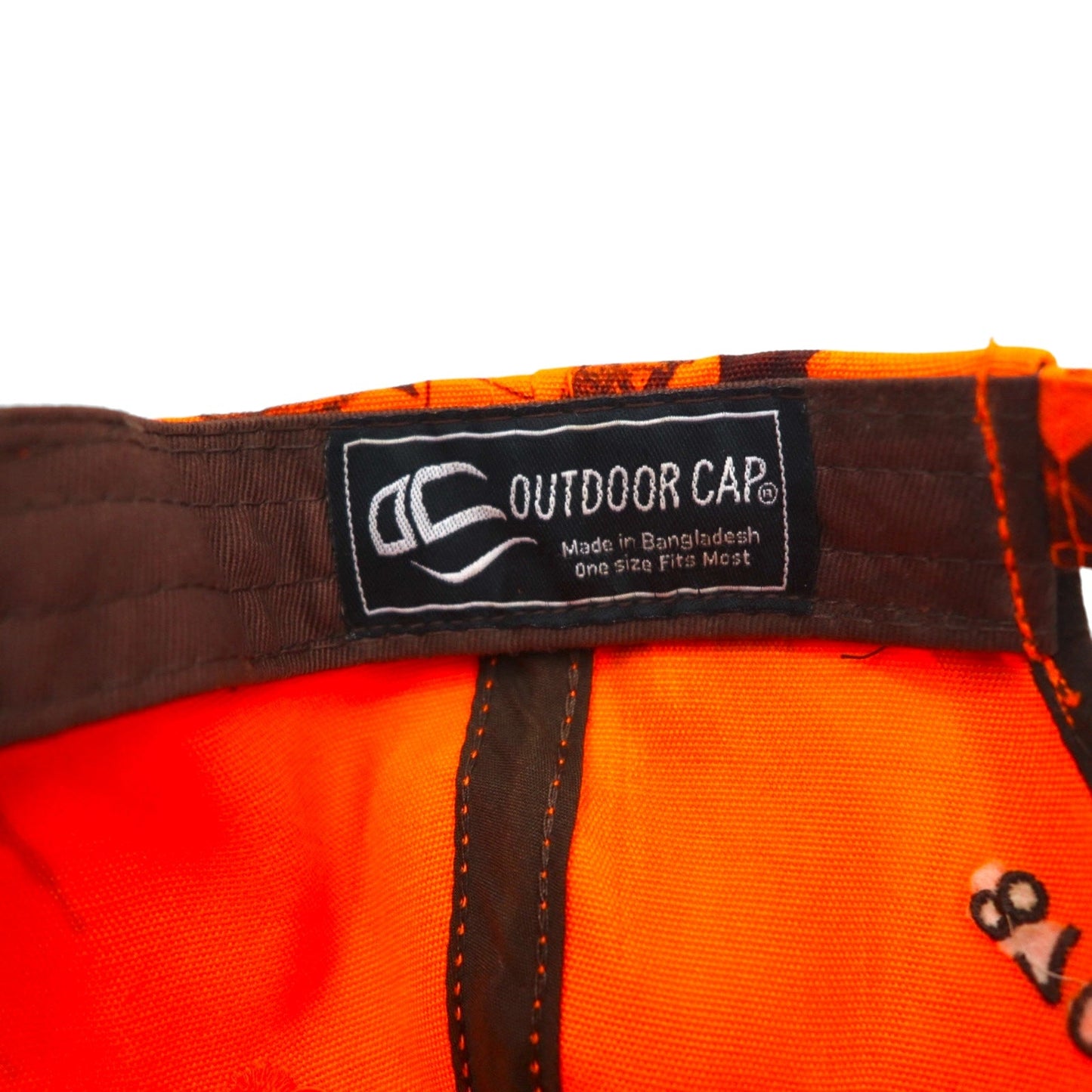 MOSSY OAK リアルツリーカモ アウトドアキャップ FREE ベルト オレンジ コットン Steve's