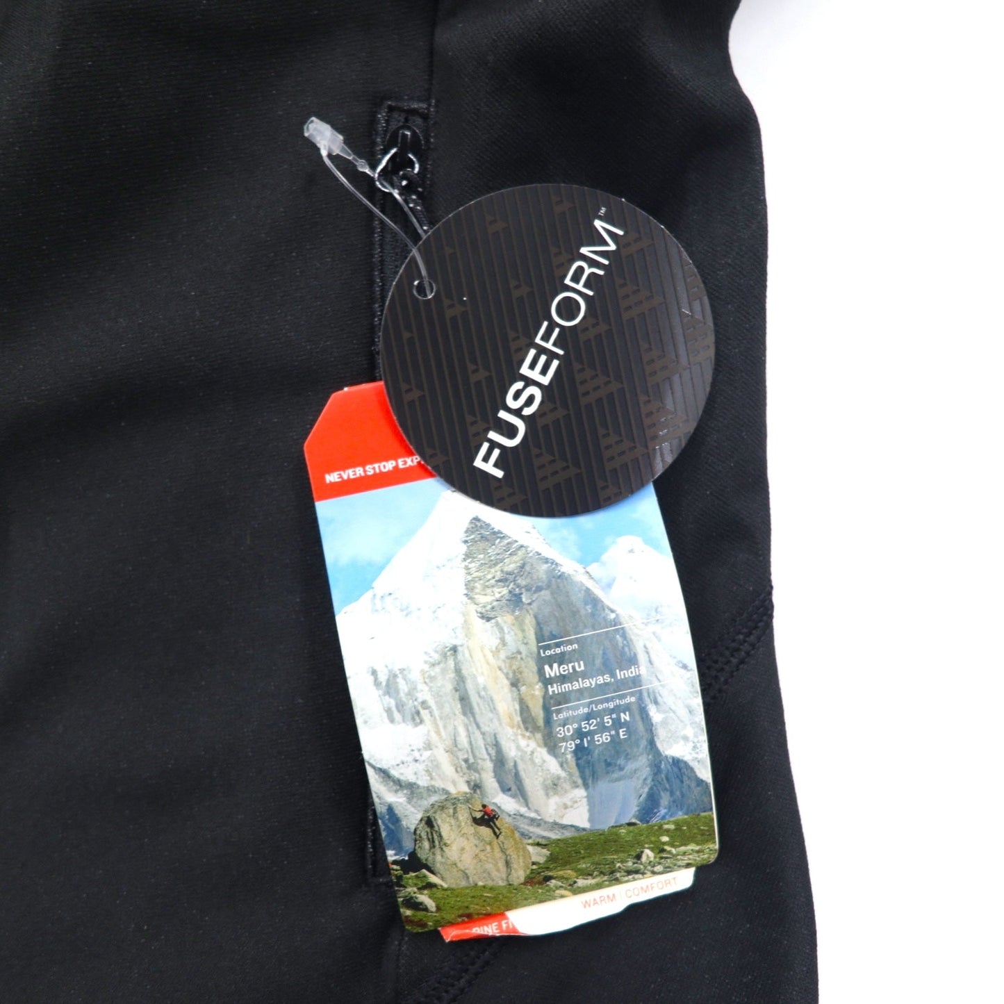 THE NORTH FACE ヒューズフォーム  FUSEFORM ソフトシェルジャケット XS ブラック ポリエステル ストレッチ NF00CF4GCGW 未使用品