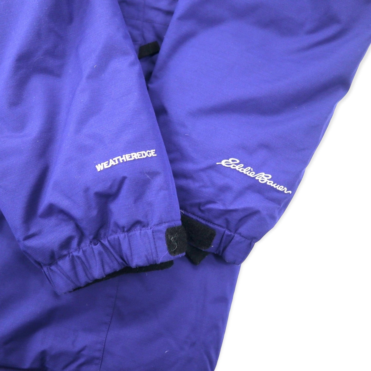 Eddie Bauer ウェザーエッジ ダウンパーカー ダウンコート L ネイビー ポリエステル ファー着脱式 WEATHER EDGE