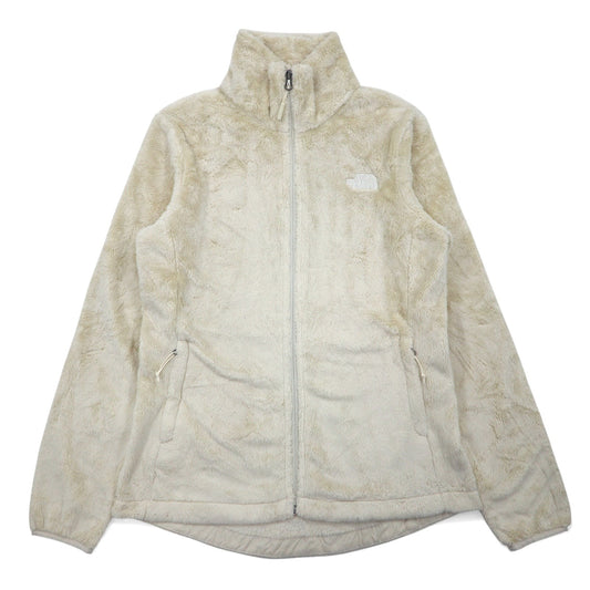 THE NORTH FACE フルジップ フリースジャケット S ベージュ ポリエステル ロゴ 刺繍 Osito Jacket NF0A3XBD