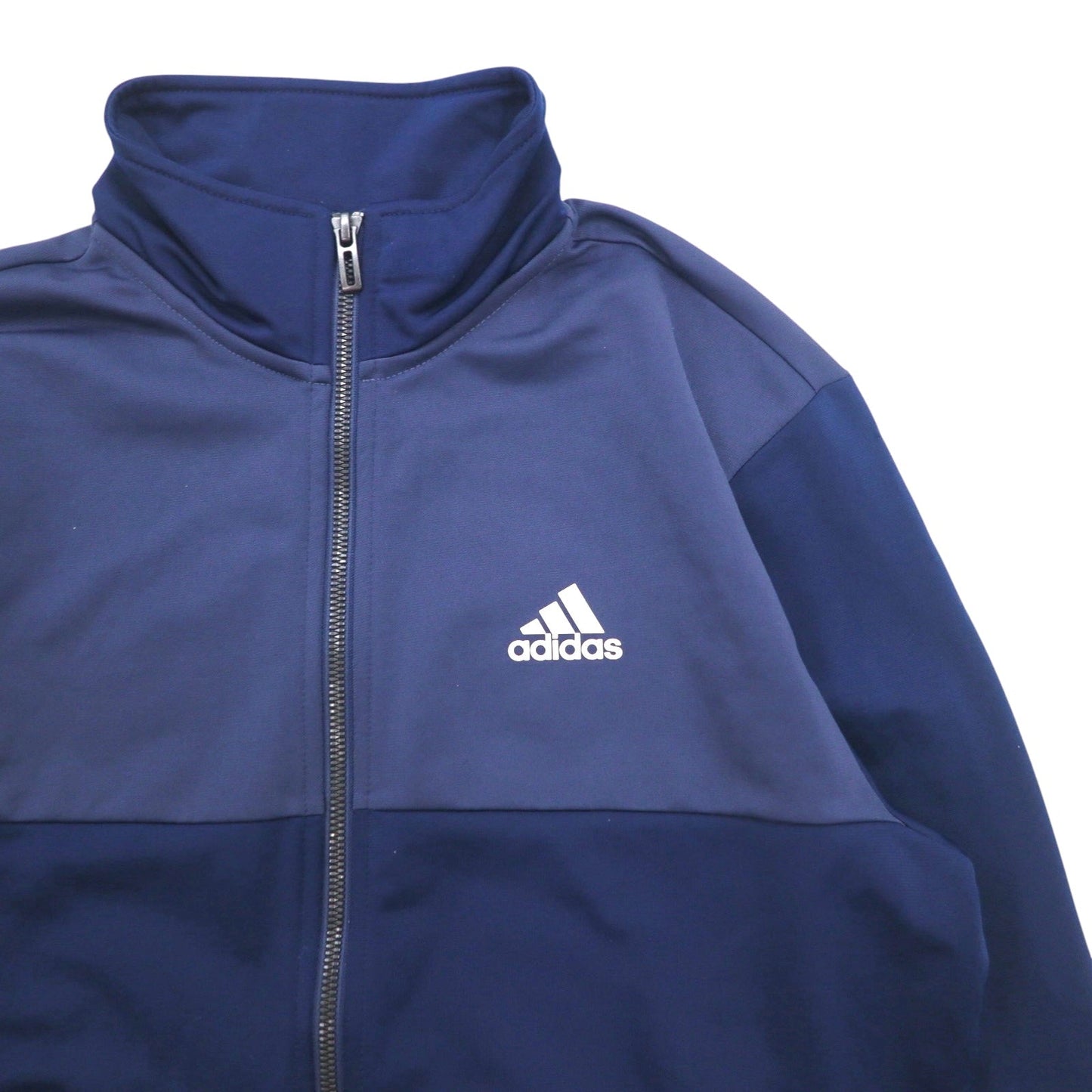 adidas トラックジャケット ジャージ セットアップ M ネイビー ポリエステル BQ8365