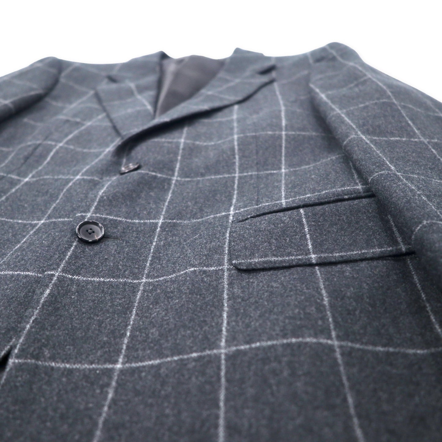 MACKINTOSH 2B スーツ セットアップ 94-84-165 AB4 グレー チェック ウール 日本製