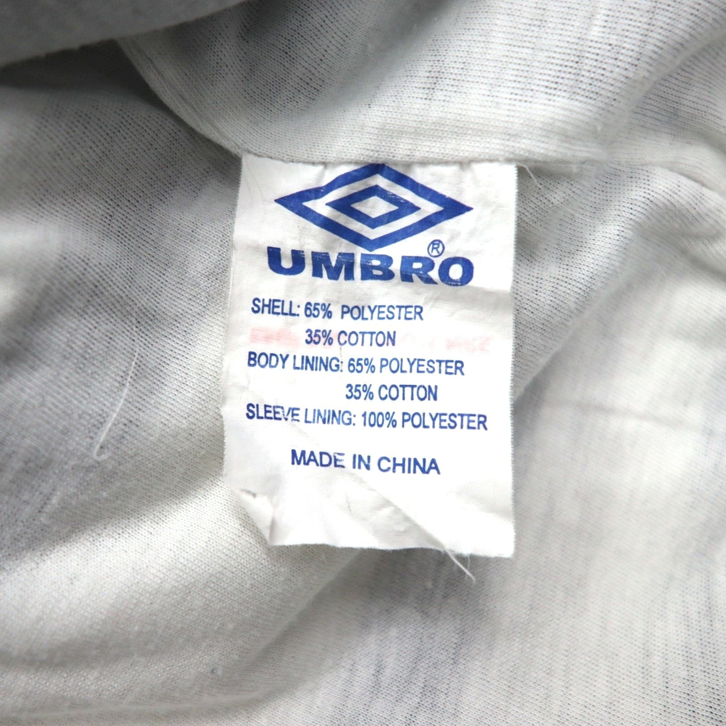 UMBRO 00年代 ハーフジップ アノラックジャケット XL ネイビー ワンポイントロゴ カンガルーポケット