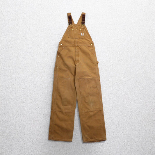 carhartt ダブルニー ダック オーバーオール XL キャメル ブラウン コットン