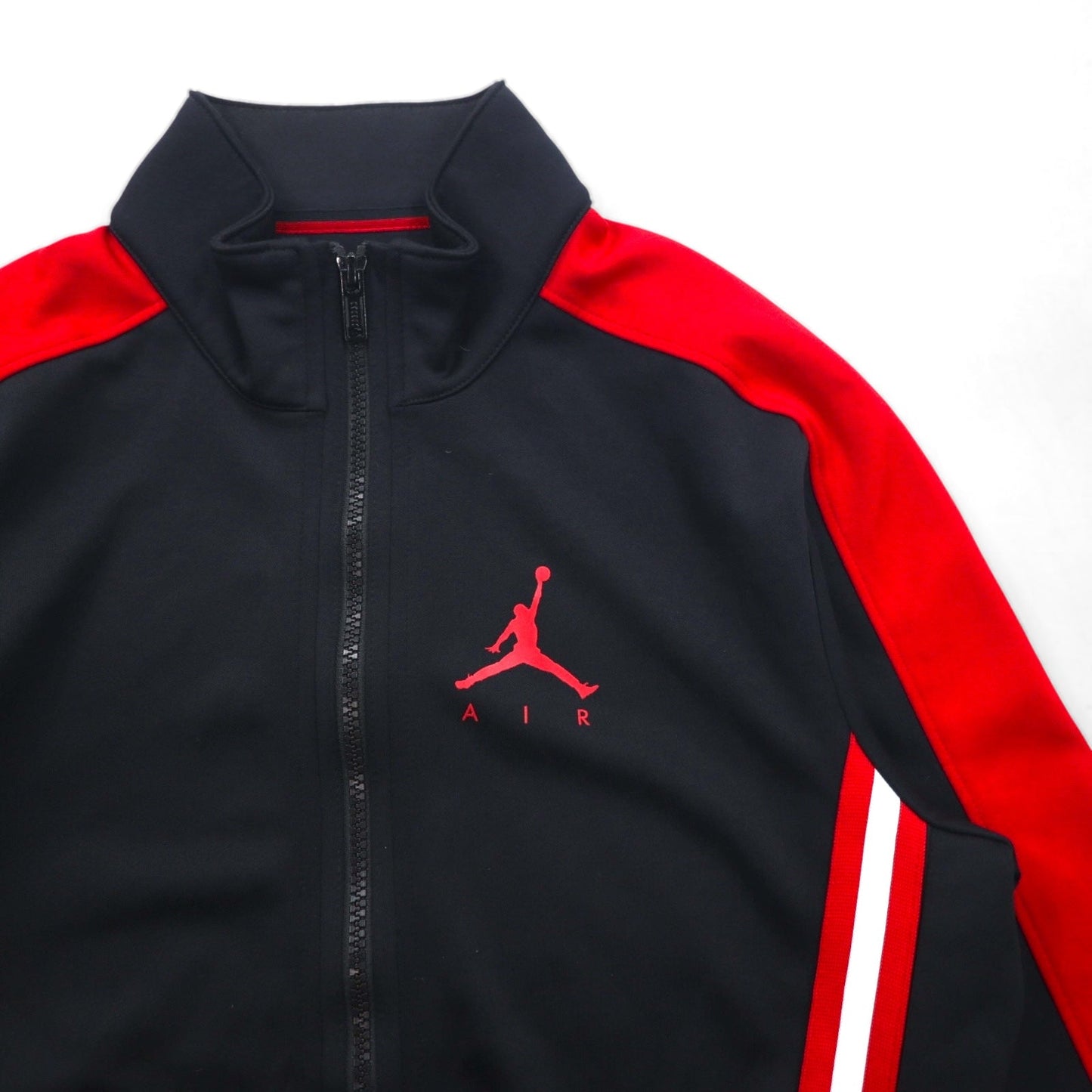 JORDAN BRAND ( NIKE ) ダブルジップ トラックジャケット ジャージ S ブラック レッド ジャンプマン