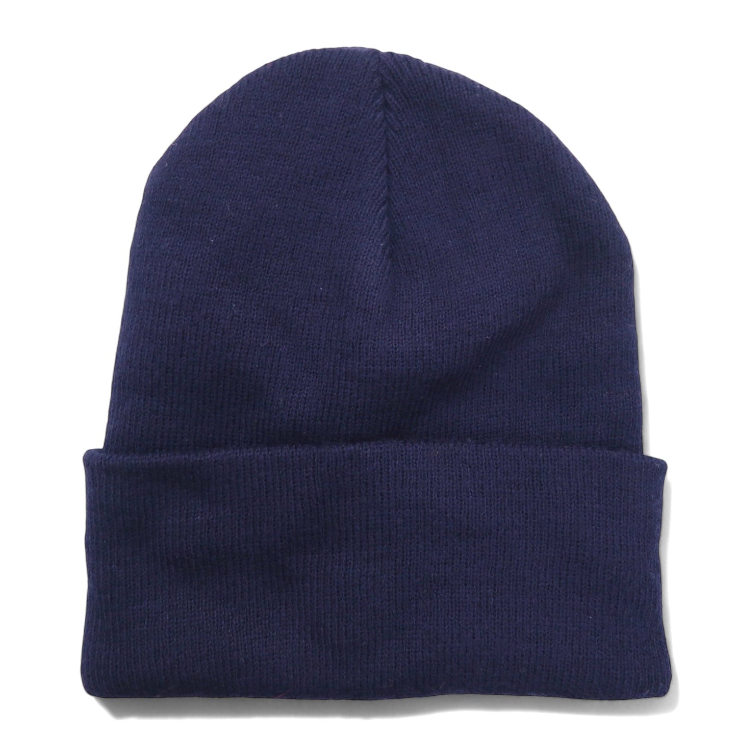 carhartt USA製 ビーニー ニット帽 ONE ネイビー アクリル ロゴ