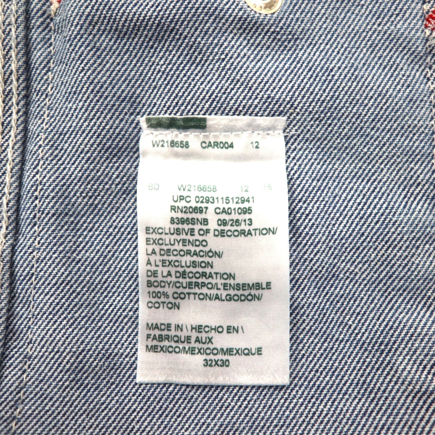 Dickies デニム オーバーオール ビブオーバーオール M インディゴ ブルー INDIGO BIB OVERALL STONEWASH 8396SNB メキシコ製 未使用品