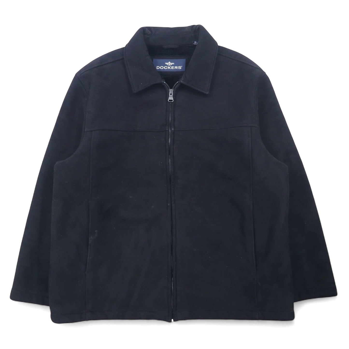 DOCKERS ( Levi's ) 90年代 フェイク ムートンジャケット XL ブラック ポリエステル