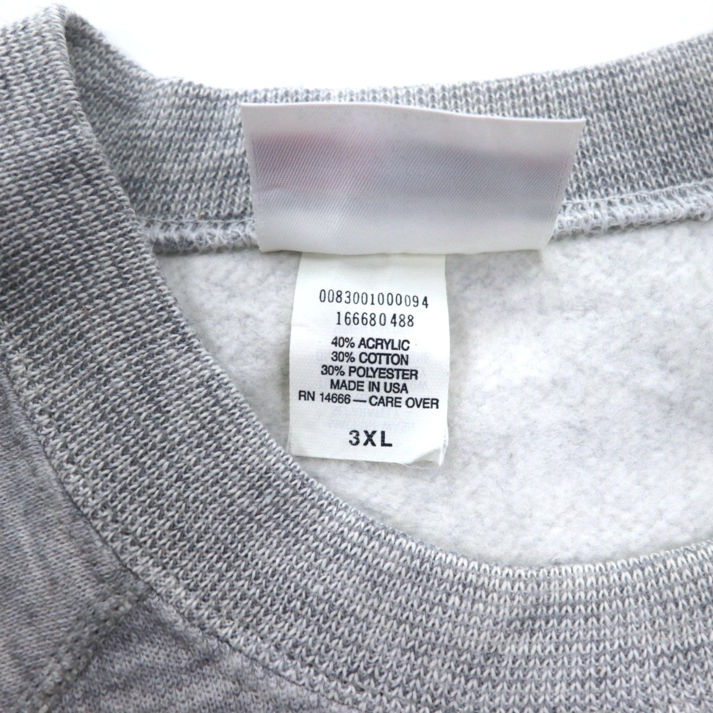 USA製 90年代 BASSETT-WALKER カレッジプリント スウェット 3XL グレー OHIO STATE